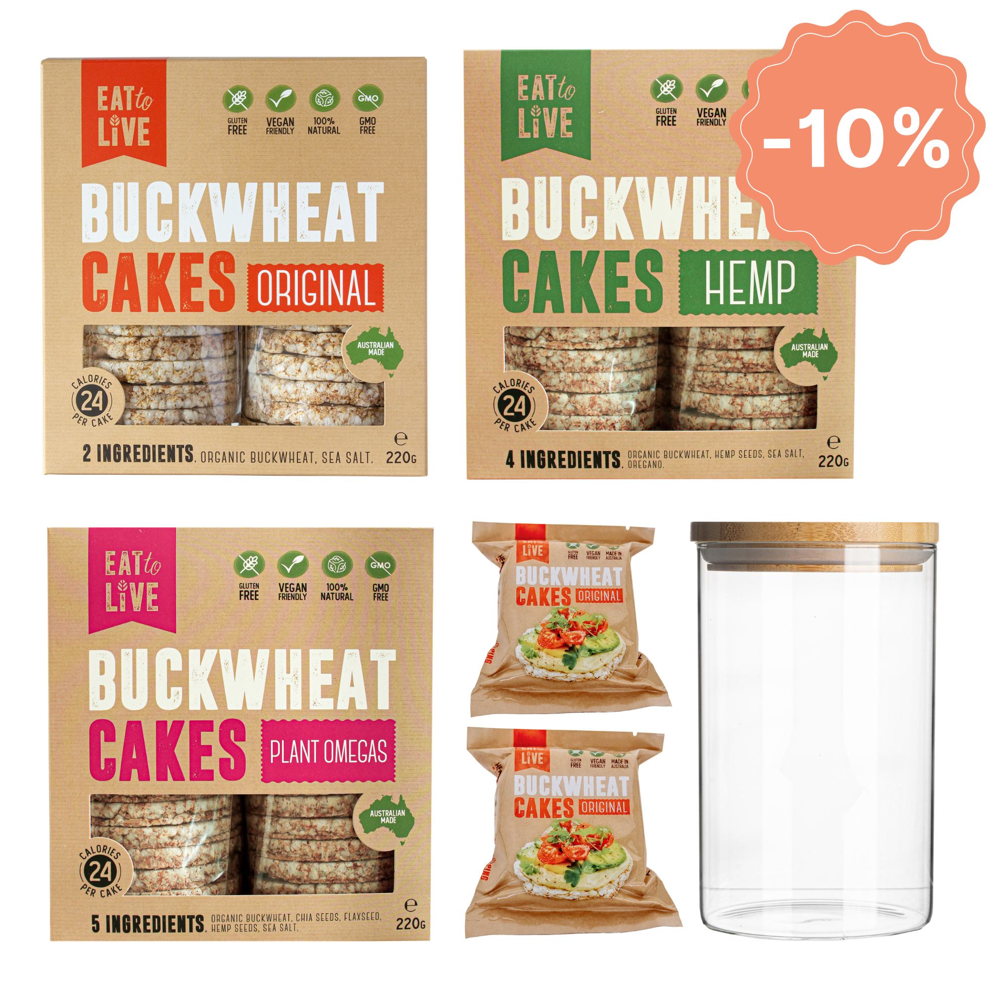 The Buckwheat Essentials Collection (with Storage Jar)