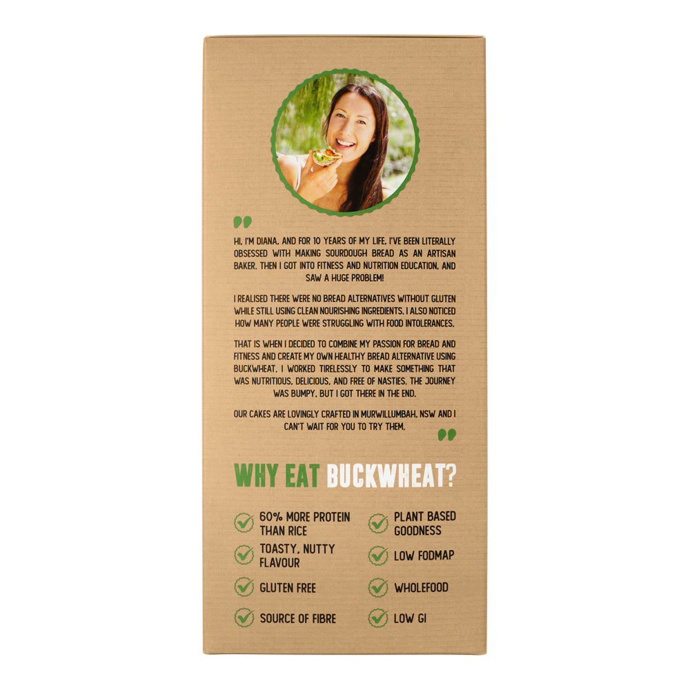 NEW Buckwheat Cakes with HEMP (Australian made, Gluten Free)