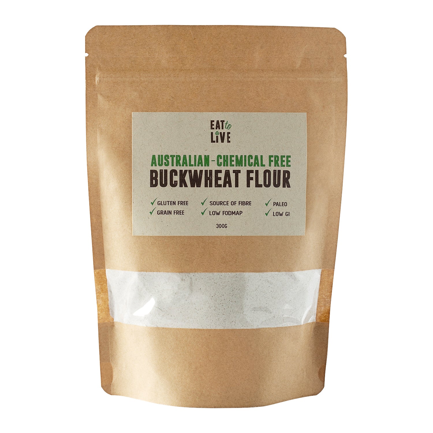 Organic Stoneground Buckwheat Flour (Gluten Free, Grain Free)