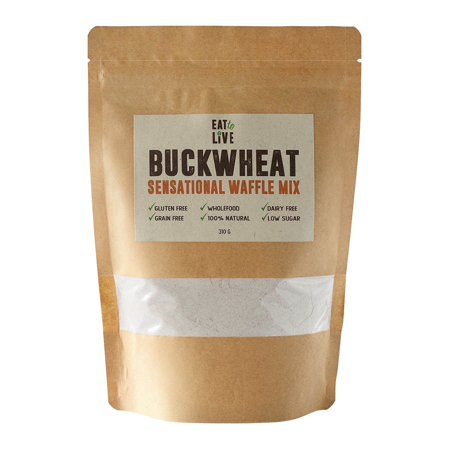 Sensational Buckwheat Waffle Mix (Gluten Free, Grain Free, Dairy Free, Australian made)