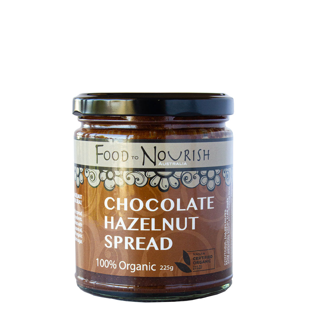 Chocolate Hazelnut Spread (Gluten Free, Dairy Free, Organic)