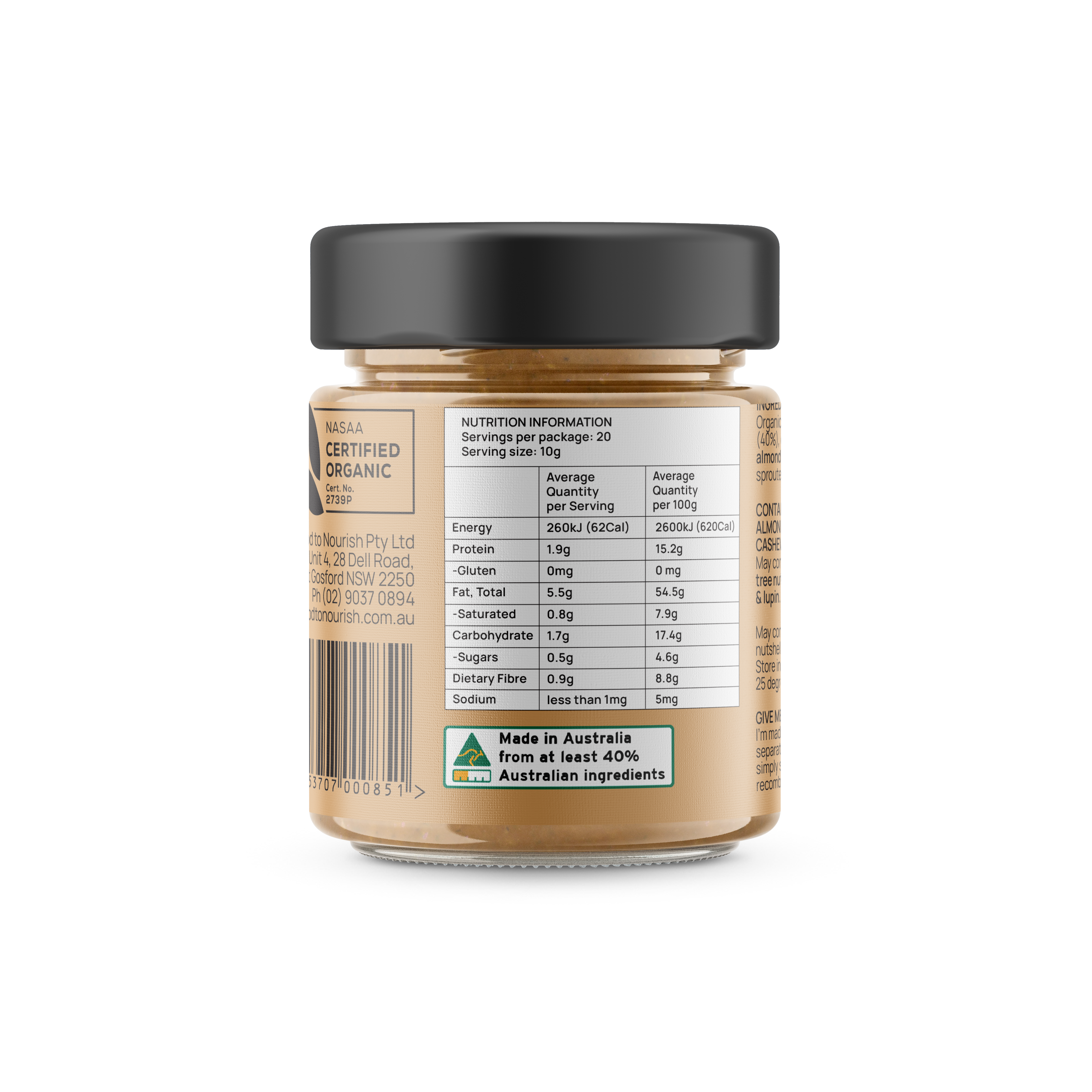 Sprouted ABC Spread (Gluten Free, Dairy Free, Organic)