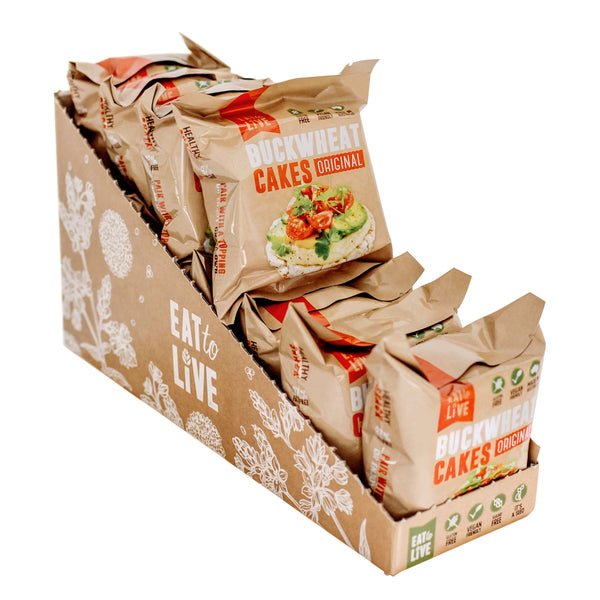 6 x Buckwheat Cakes ORIGINAL Snack Packs (Australian made, Gluten & Grain Free)