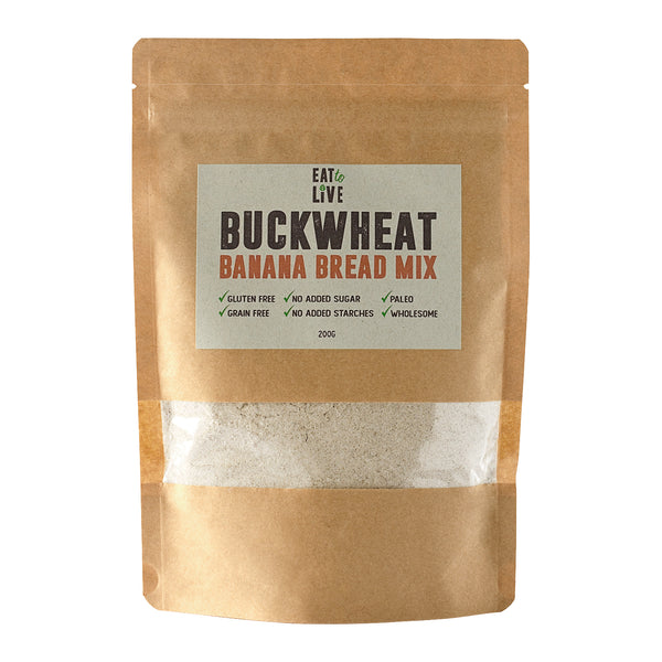 Buckwheat Banana Bread Mix (Gluten & Grain Free, Sugar Free, Australian made)