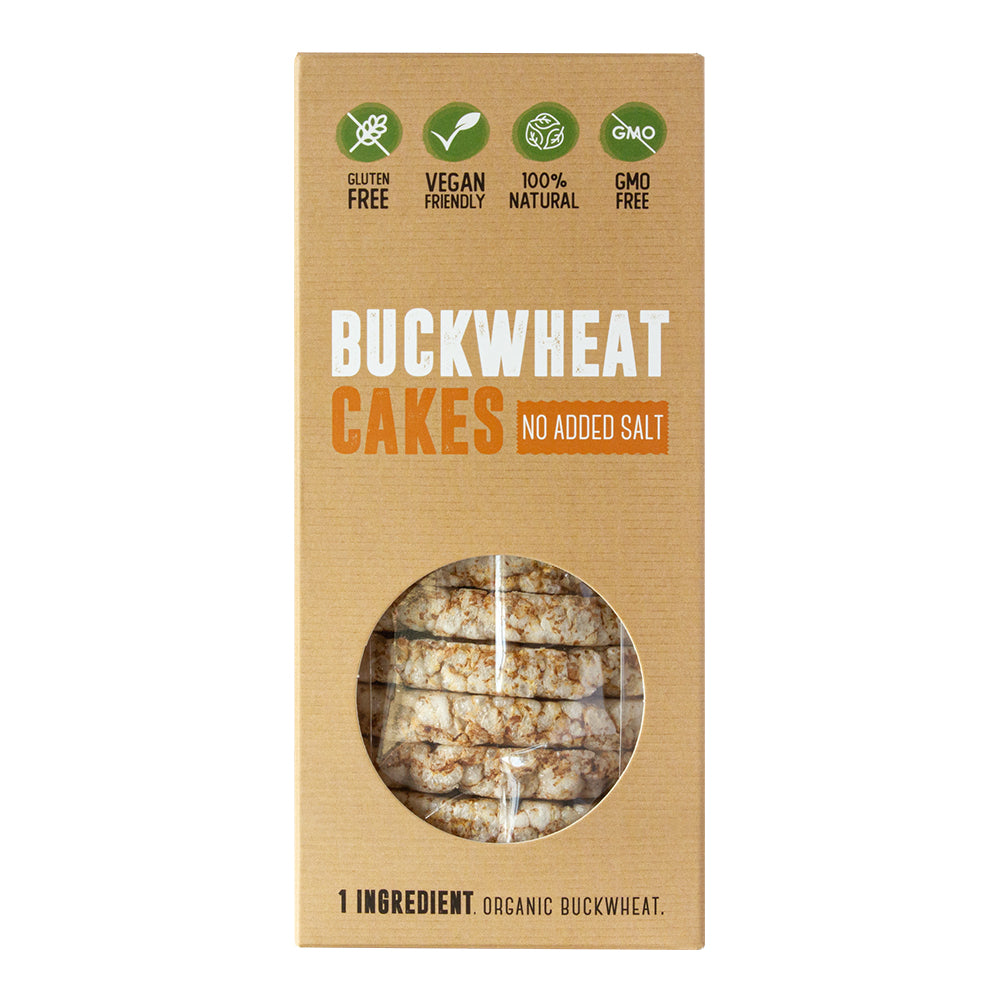 Buckwheat Cakes NO ADDED SALT (Australian made, Gluten & Grain Free)