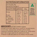 Buckwheat Cacao Crunch Muesli (Organic, Activated, Grain Free, Australian made)