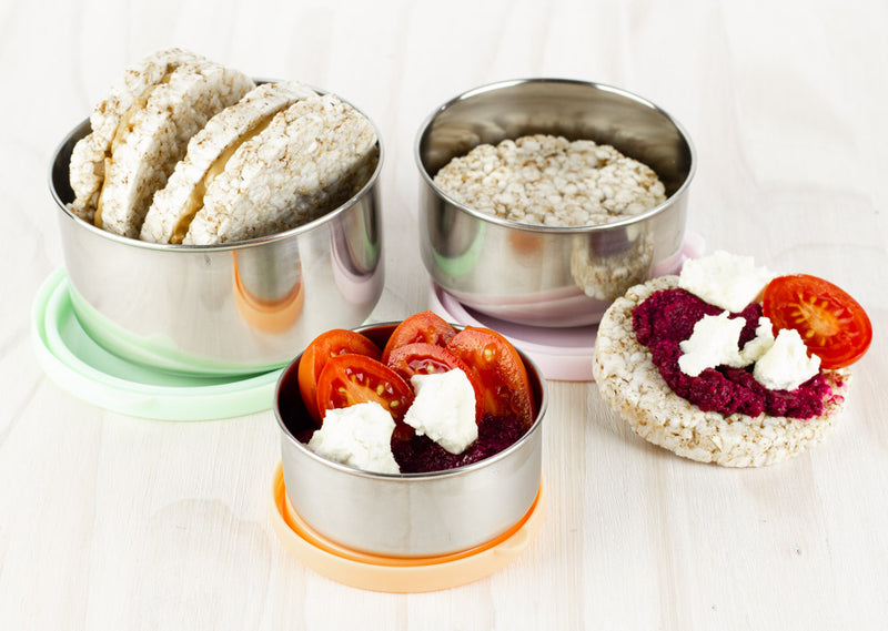 Round Nesting Containers. Great for packing our Cakes for Lunches or Snacks