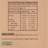 Rolled Buckwheat (Gluten Free, Australian, Chemical Free)